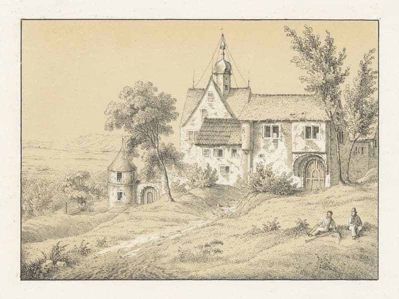 Greifenstein (1840-1844) as a canvas print