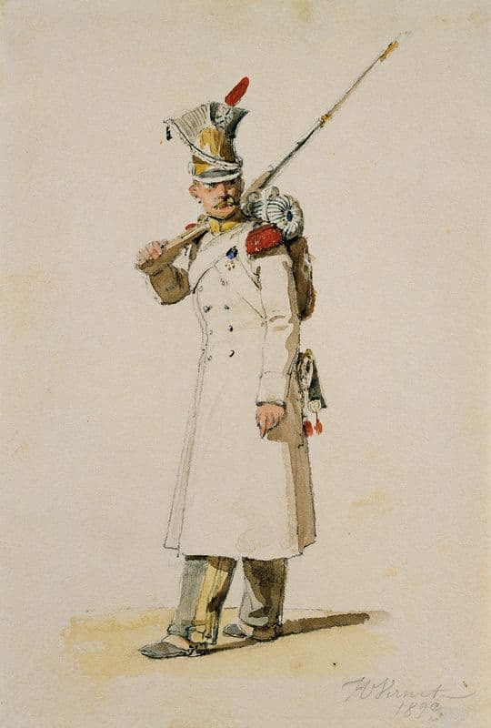 Grenadier of the Vistula Legion as a canvas print