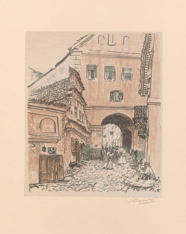 Grodzka Gate (1918 - 1919) as a canvas print