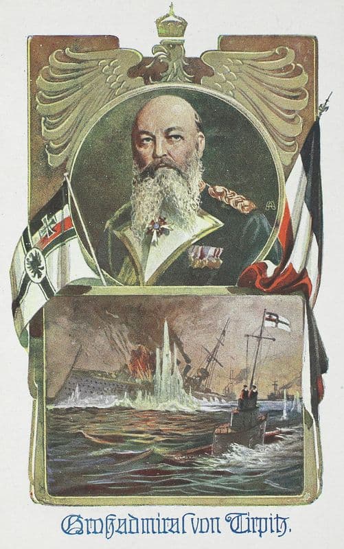 Großadmiral von Tirpitz (1914-1918) as a canvas print