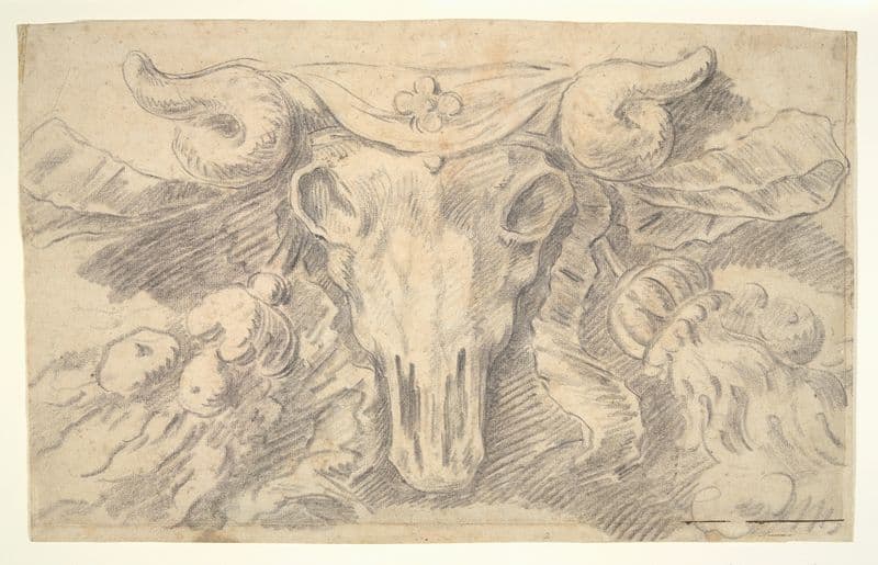Grotesque (Ram’s Skull) as a canvas print