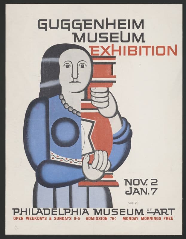 Guggenheim Museum Exhibition as a canvas print