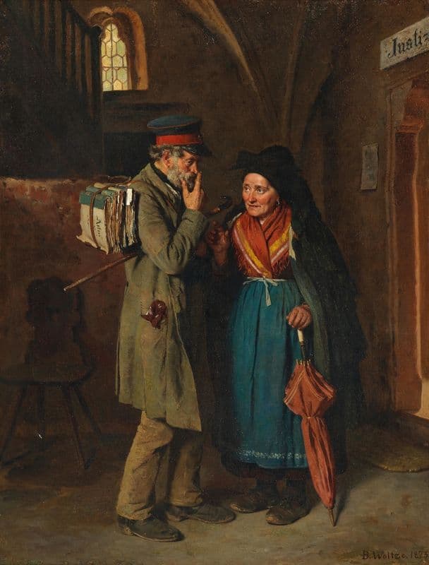 Guter Rat ist teuer as a canvas print