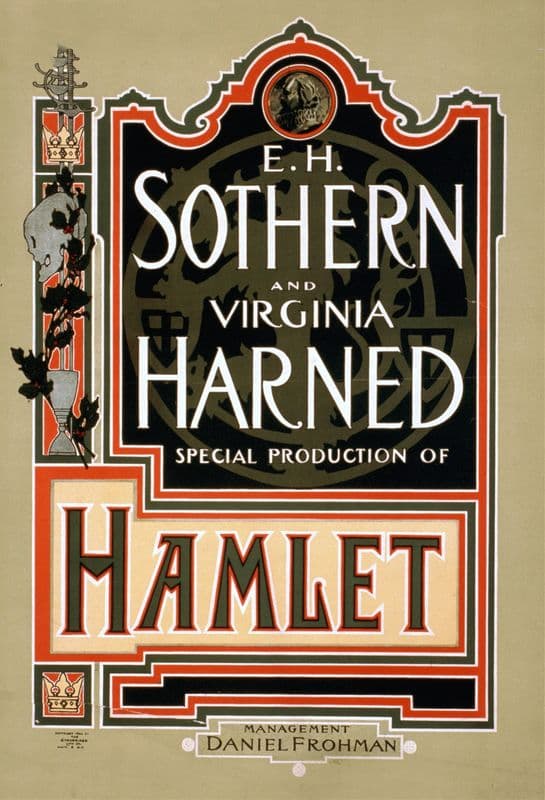 Hamlet (c1900) as a canvas print