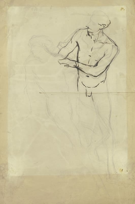 Hamlet and Horatio (ca. 1868) as a canvas print