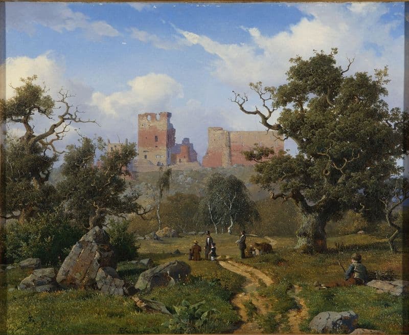 Hammershus as a canvas print