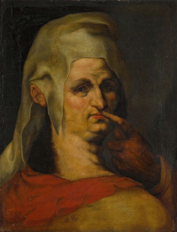 Harpocrates, the God of Silence as a canvas print