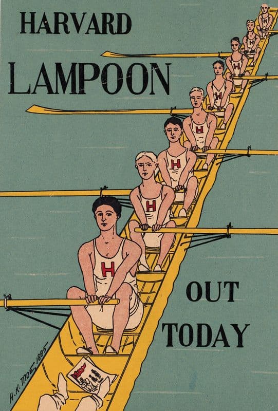 Harvard lampoon, out today as a canvas print