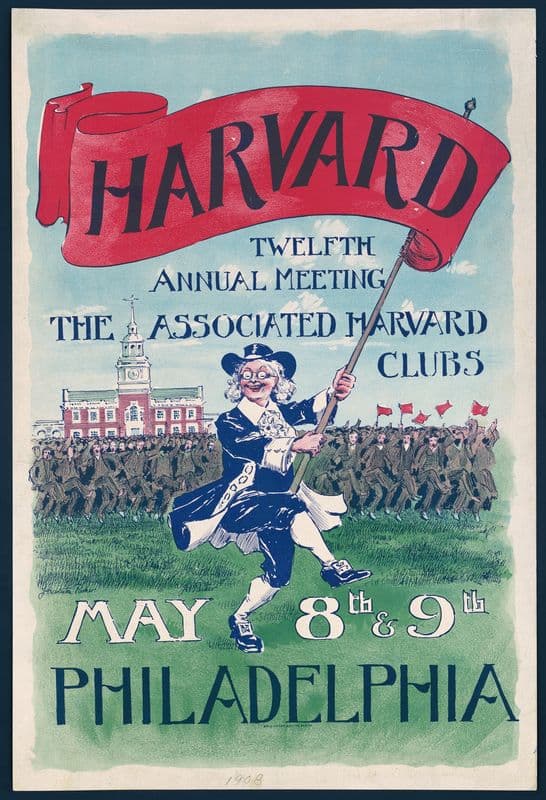 Harvard, twelfth annual meeting, the Associated Harvard clubs. May 8th and 9th, Philadelphia as a canvas print