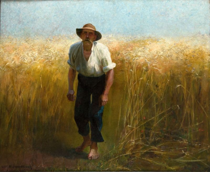 Harvester as a canvas print