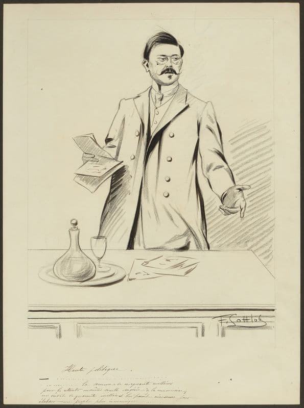 Haute politique as a canvas print