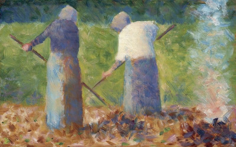 Haymakers at Montfermeil (c. 1882) as a canvas print