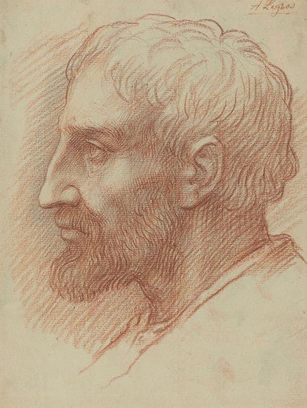Head of a Man III as a canvas print