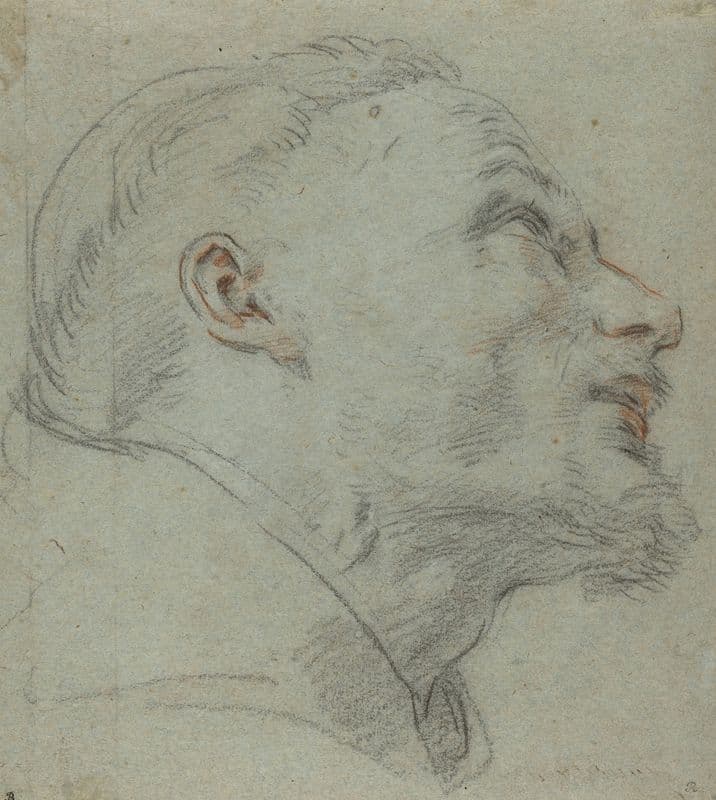 Head of Saint Francis (before c. 1632) as a canvas print