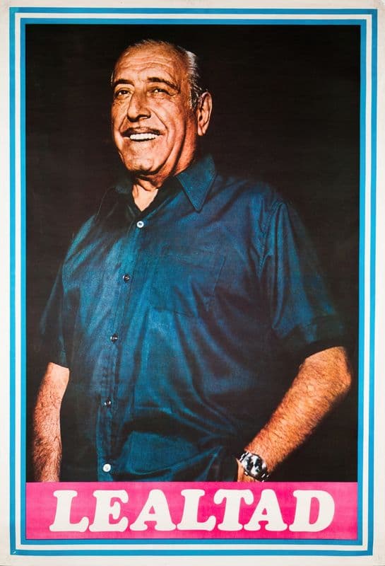 Héctor Campora, candidato del FREJULI para las elecciones del 11 de marzo de 1973 as a canvas print