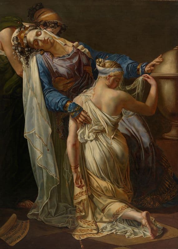 Hecuba and Polyxena (after 1814) as a canvas print