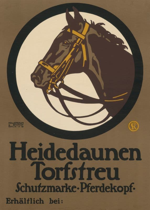 Heidedaunen Torfstreu as a canvas print