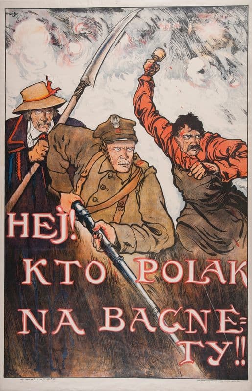 Hej! Kto Polak na bagnety!! as a canvas print
