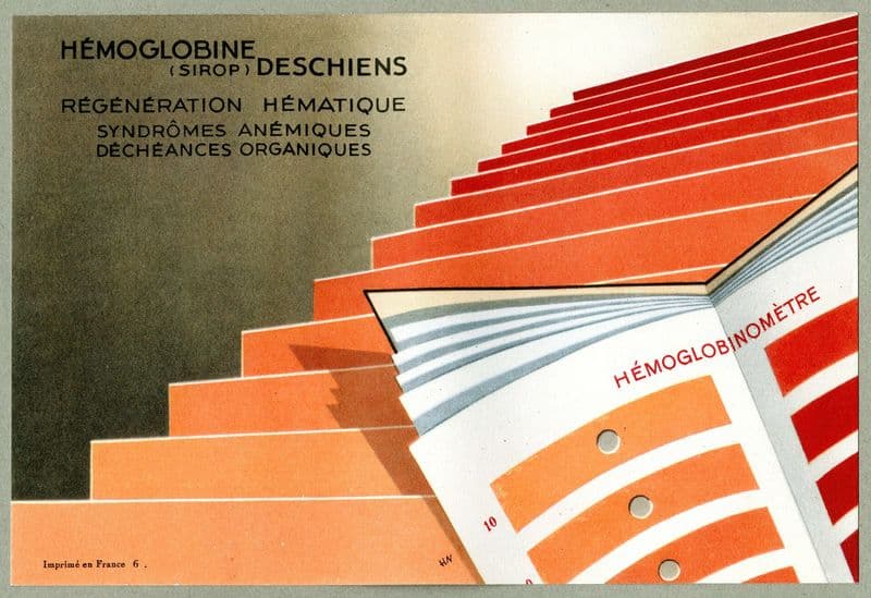 Hémoglobine Deschiens (1910-1950) as a canvas print