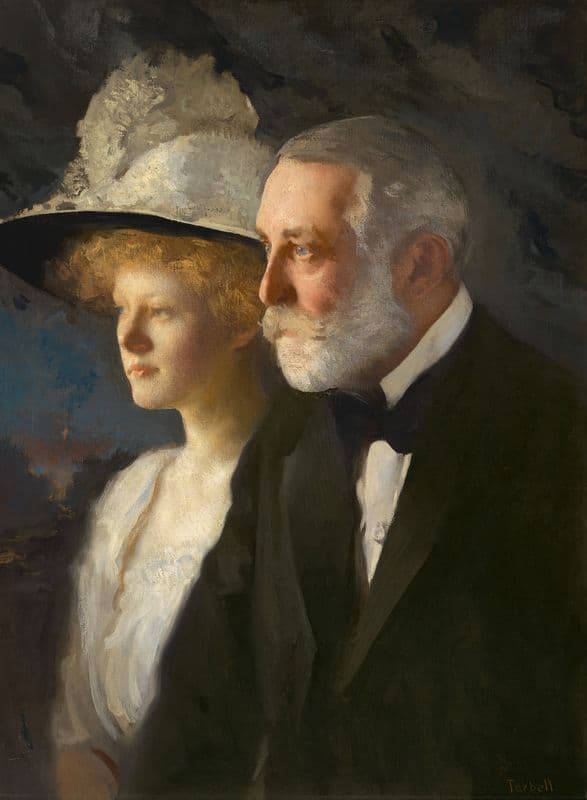 Henry Clay and Helen Frick (c. 1910) as a canvas print