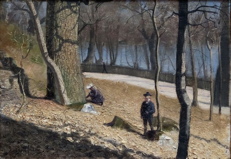 Hepatica (1890-1891) as a canvas print