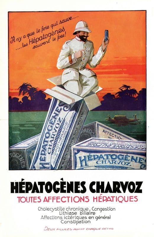 Hépatogènes Charvoz (1910-1950) as a canvas print