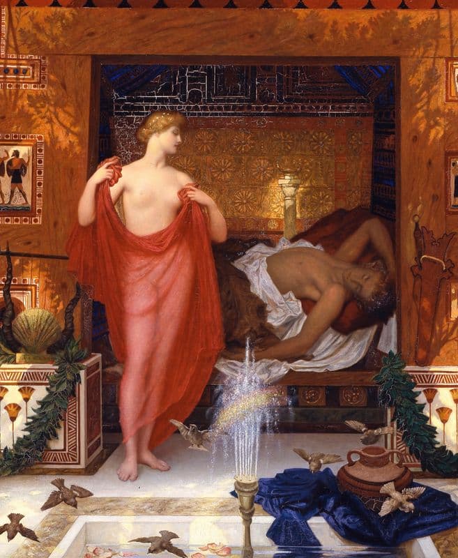 Hera in the House of Hephaistos as a canvas print