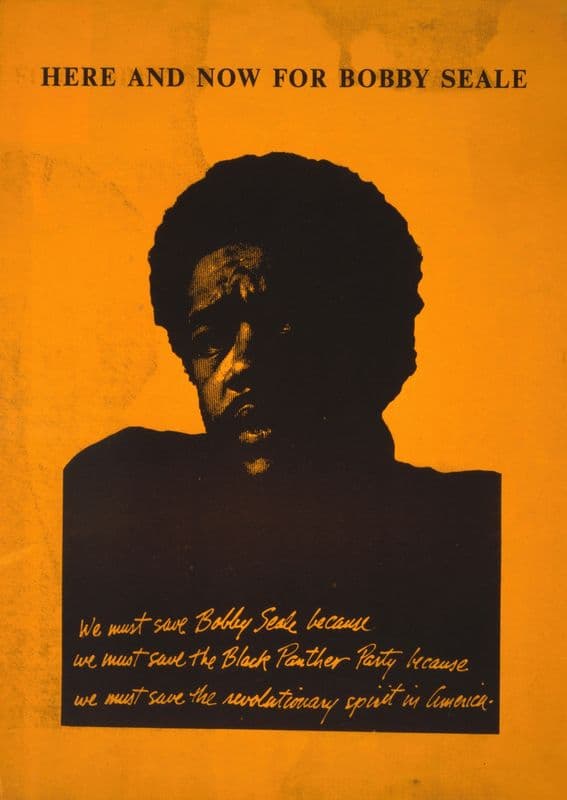 Here and now for Bobby Seale (1965-1975) as a canvas print