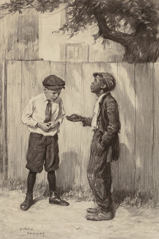 Herman and the Turtle as a canvas print