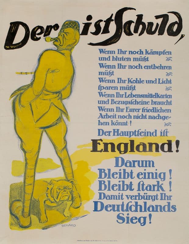 He’s to Blame (1917-18) as a canvas print