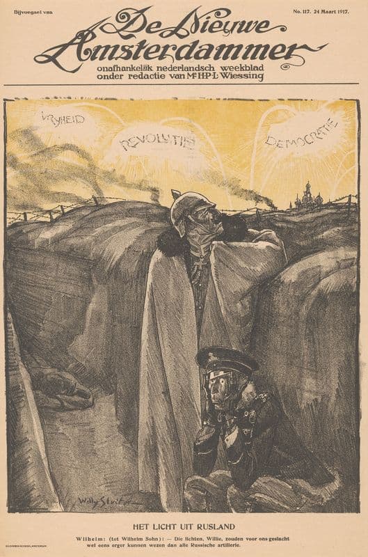 Het licht uit Rusland as a canvas print