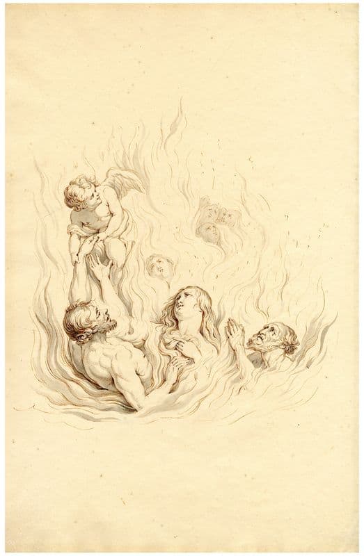 Het vagevuur as a canvas print