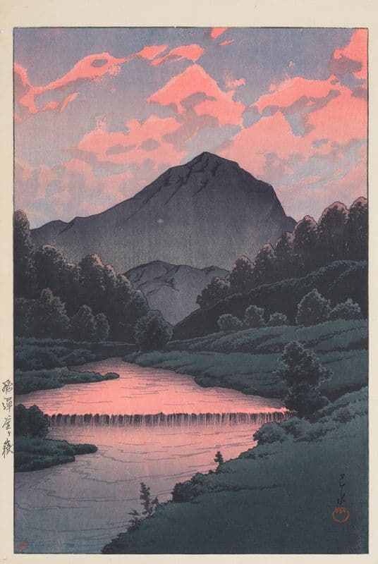 Hida Kamagadake (Mount Kamaga, Hida) as a canvas print