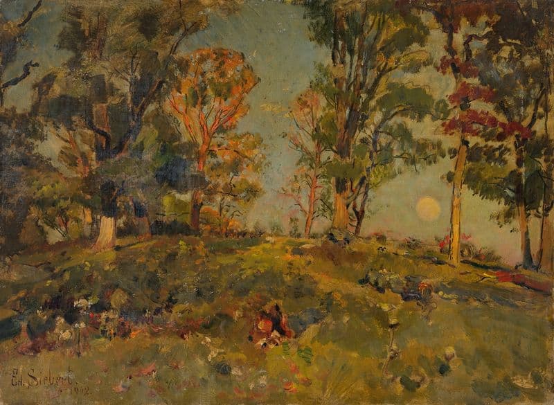 Hillside Landscape as a canvas print