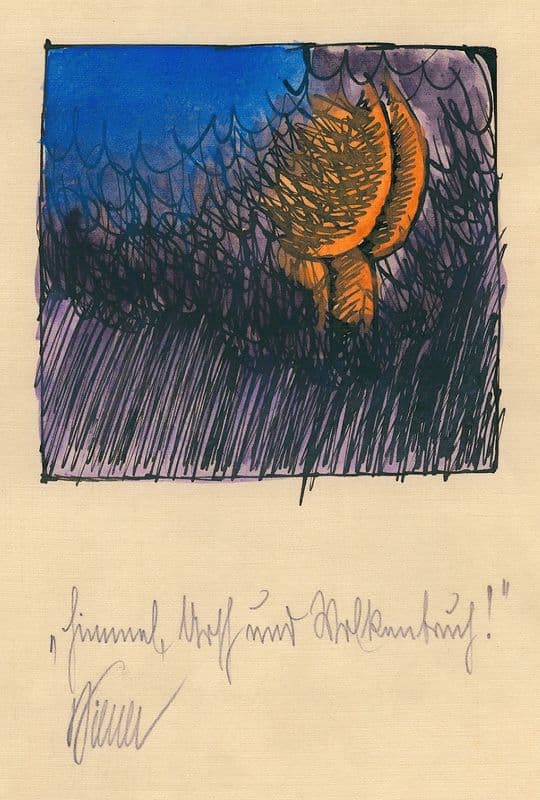 Himmel, Arsch und Wolkenbruch (around 1921) as a canvas print