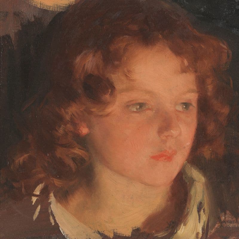 Hirtenjunge (Studie) as a canvas print
