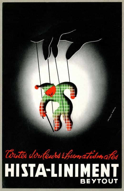 Hista-liniment (1910-1950) as a canvas print