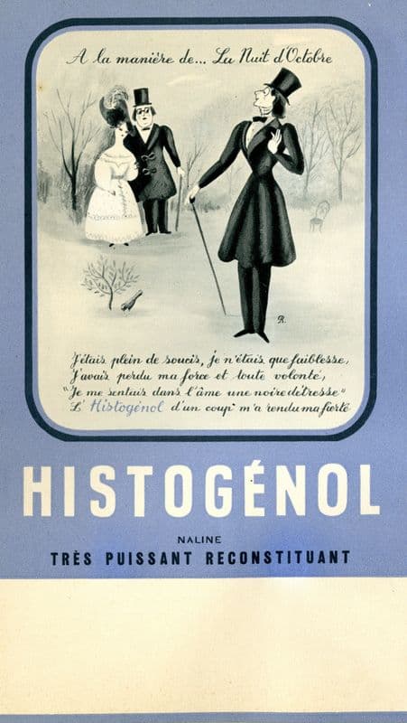 Histogenol (1910-1950) as a canvas print
