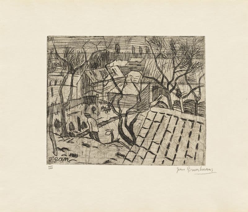 Hiver en Brabant as a canvas print