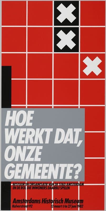 Hoe werkt dat, onze gemeente as a canvas print