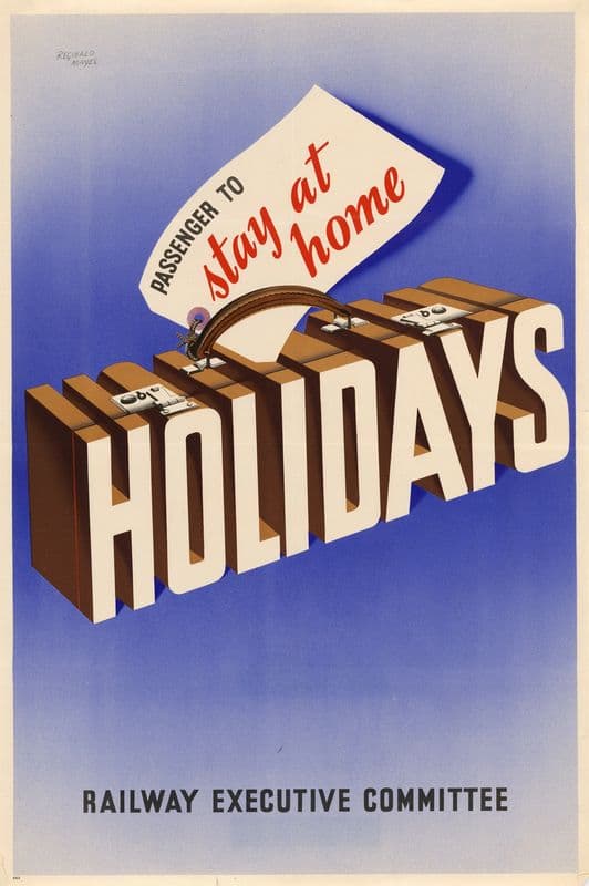 Holidays – Passenger to Stay at Home as a canvas print