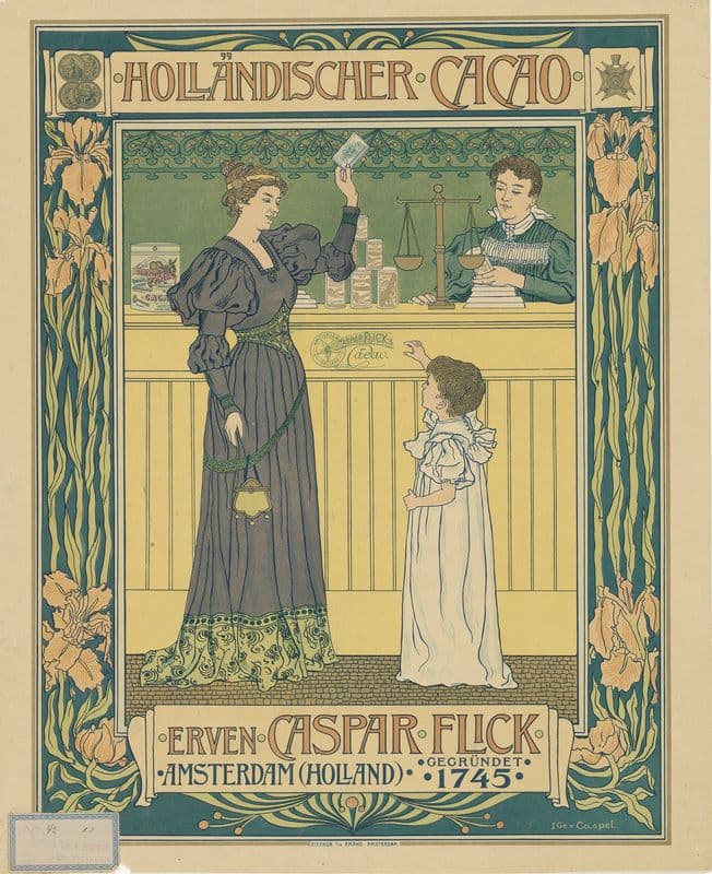 Höllandischer Cacao (c. 1897) as a canvas print