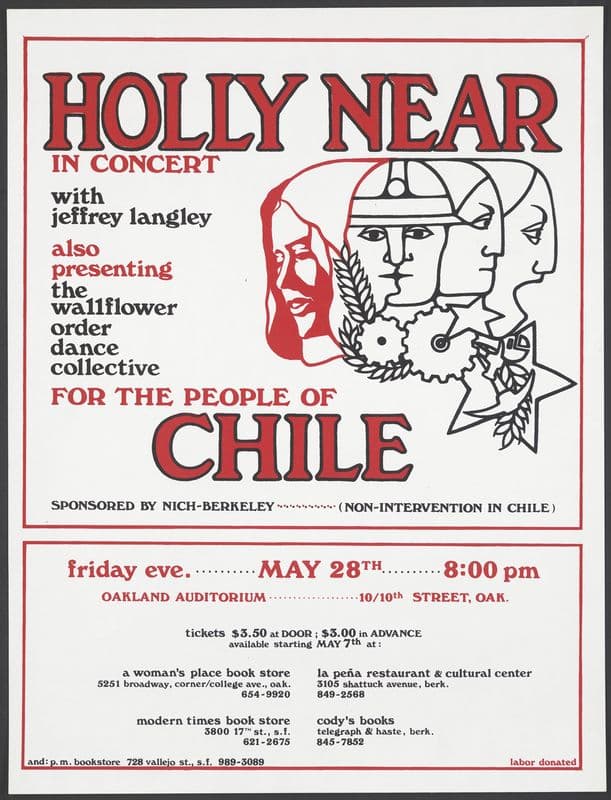 Holly Near in concert … for the people of Chile as a canvas print