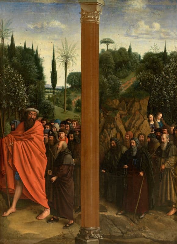 Holy Hermits and Holy Pilgrims as a canvas print