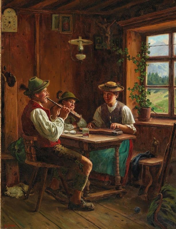 Home Music as a canvas print