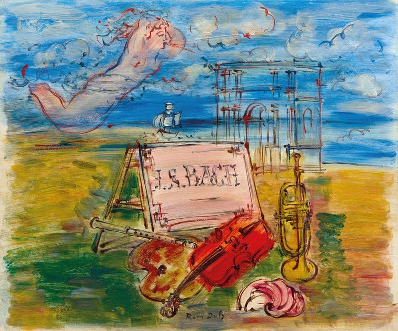 Hommage à Bach as a canvas print