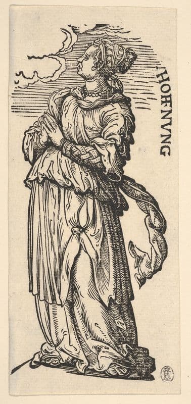 Hope (Hoffnung) (16th Century) as a canvas print