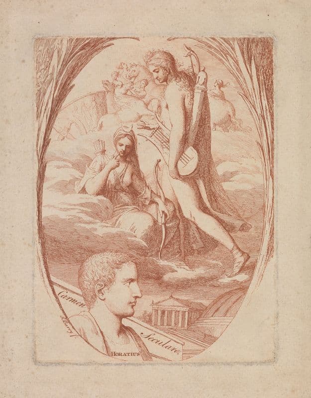 Horatius as a canvas print