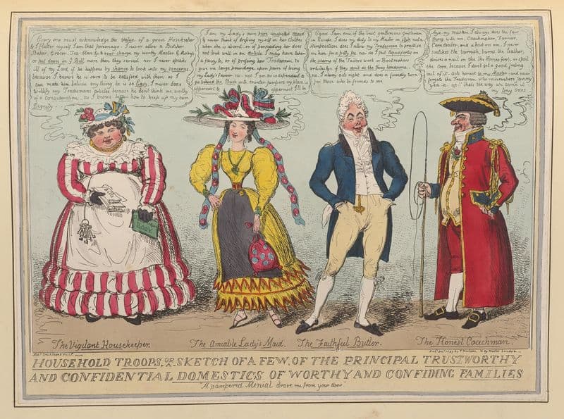 Household troops (1827-1829) as a canvas print