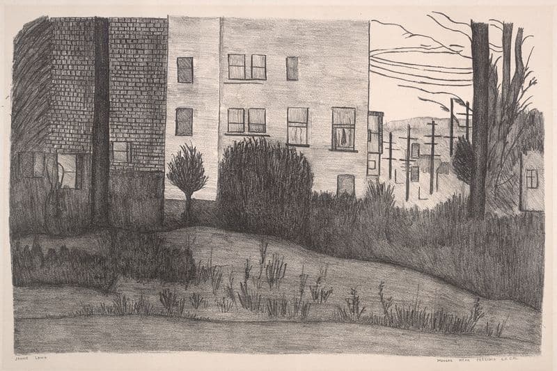 Houses near Presidio as a canvas print